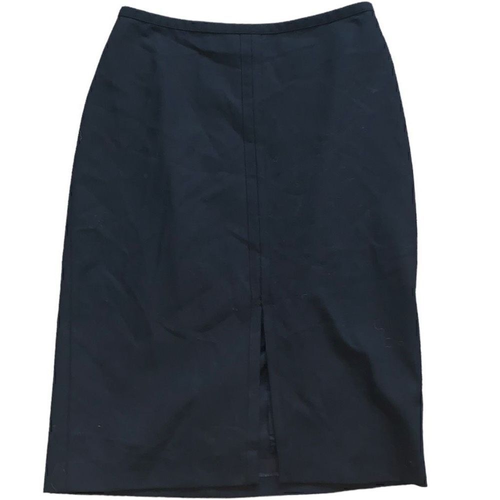 🐿️ BCBG MaxAzria Black Wool Blend Pencil Skirt Size 0